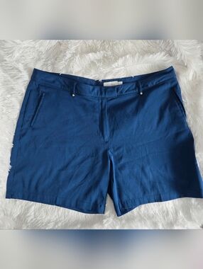 Lady Hagen Essentials Women's Golf Shorts Blue Size 16 Performance Stretch